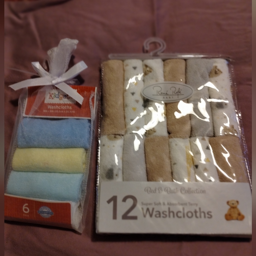 Infant Lightweight Washcloths
